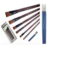 樱花820尼龙羊毛水粉画笔套装油画笔水彩画笔丙烯画排/勾线笔套装 随机3支勾线笔