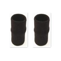 护指保护套 手指套 大母指套 半截指套保暖 篮球排球乒乓球护指套 黑色[两只装] 均码[收藏店铺多送一只护指联系客服]