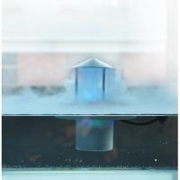 大雾鱼缸鱼池深水造雾器假山流水盆景漂浮款起雾器水雾加湿喷雾 大雾[深水区使用]彩灯款