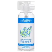 布朗博士奶瓶清洗液360ml宝宝奶瓶果蔬清洁剂婴儿奶瓶清洗液HG070 奶瓶清洁液[HG070]