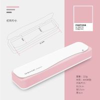 韩式304不锈钢筷子勺子叉子便携式餐具盒三件套学生成人餐具套装 玫瑰金+粉色盒