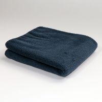 大号加厚宠物毛巾 强力吸水纤维毛巾 狗狗浴巾洗澡沐浴用品猫毛巾 丈青色 60*100cm