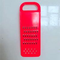 多功能切菜器擦丝器土豆丝切丝器刨丝器厨房神器两用擦子厨房神器 红板4mm圆丝