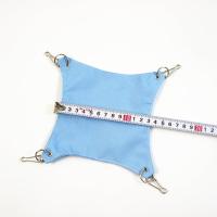 布制吊床龙猫魔王仓鼠金花吊床用品豚鼠松鼠吊床秋千小宠用品 小号蓝色