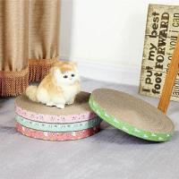 猫抓板耐磨磨爪圆形猫抓板盆瓦楞碗型特大号猫窝不掉屑猫咪猫玩具 随机小圆盘直径33cm