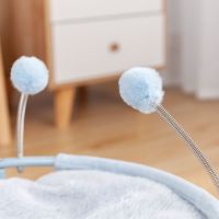 猫窝四季通用猫床猫吊床可拆洗夏天悬空离地防潮深度睡眠透气躺椅 %4个替换毛球(颜色联系客服)%