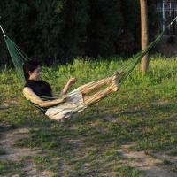 户外吊床尼龙绳室内网状棉绳网兜旅游登山海滩露营秋千成人加粗款 特价9股尼龙军绿