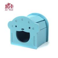 ja-kal加卡仓鼠玩具用品秋千跷跷板小窝生态仓鼠笼金丝熊用品 米奇小窝蓝色