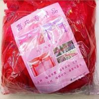 婚庆结婚用品婚房装饰纱幔浪漫花球纱幔拉花婚礼楼梯扶手纱幔装饰 约9M长宽1.5M宽(红色)
