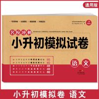 小升初模拟试卷语文数学英语六年级毕业总复习资料小升初必刷题卷 小升初模拟试卷 英语 1本