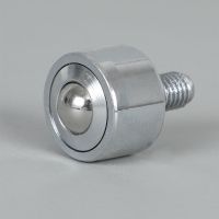 博成圆柱直筒精密型万向球KSM22-FL万向滚珠轴承重型牛眼轮 KSM12-FL球轴承钢)M8