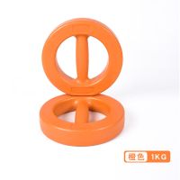 环形哑铃一对女士哑铃家用健身器材亚铃儿童圆壶铃瑜伽瘦身男锻炼 环形哑铃 两只共2公斤[1公斤*2只]橙色