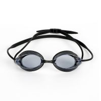 鑫航成人男女儿童专业训练竞速比赛游泳眼镜小框近视高清防水防雾 黑色平光