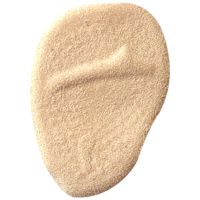 软减震前脚掌垫护脚防痛吸汗防滑半码垫前掌鞋垫女高跟鞋靴子前冲 绒面前掌垫肤色1双