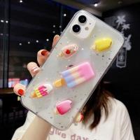 vivos9滴胶手机壳X27饰品x60防摔s7/y50/x60pro软壳z6立体雪糕s9E 樱桃雪糕 X20