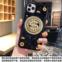 苹果11pro手机壳7/8plus保护套个性iPhonexsmax滴胶男女款软壳se2 滴胶美元金币转盘-黑色 [苹果]