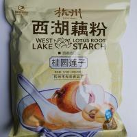 西湖藕粉荣荣世家正宗杭州特产桂花藕粉570g独立19小包杂粮冲饮品 桂圆莲子味20年12月产 570克+30克试饮