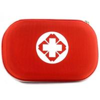 急救包户外旅行便携车载家用医疗包消防疫灾地震应急包疫情防护包 长方形空包红色尺寸21*13*5