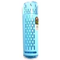 带盖筷子筒沥水家用防尘筷笼塑料多功能厨房收纳盒壁挂式装筷子筒 加厚兰色筷筒1个