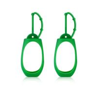 免洗洗手液滴凝露凝胶50ml硅胶挂套小熊挂绳便携式随身布朗卡通用 9.9元2只绿色硅胶套