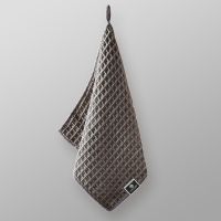 咖啡师吧台毛巾奶茶店咖啡机专用抹布吸水不掉毛清洁布白色小方巾 咖色 1条 29*29cm