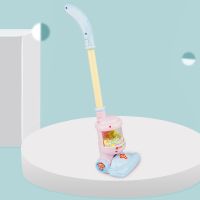 儿童玩具过家家宝宝女孩吸尘器打扫清洁1礼物仿真女童3岁女电动 吸尘器蓝[内置纽扣电池]