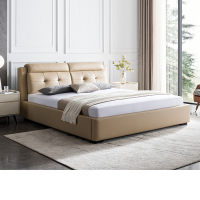 [CBD]SN-D071A 真皮床现代简约轻奢1.5/1.8米主卧婚床皮艺床双人大床