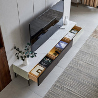 [CBD]SN-CD009 电视柜组合极简轻奢岩板简约现代客厅小户型家具