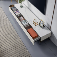 [CBD]SN-CD003 电视柜客厅轻奢岩板电视柜桌储物收纳柜