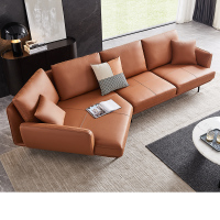 [CBD]SN-D025SF客厅真皮沙发意式极简组合中大户型懒人沙发