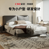 [CBD]SN-玲珑双重软靠双层舒适真皮床