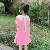 美动态大码女装设计感大龄连衣裙2022夏季胖MM藏肉显瘦减龄宽松裙