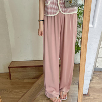 美动态2022夏季新款大码女装200斤胖mm休闲高腰阔腿垂感凉凉裤子