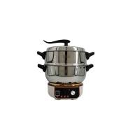 格丽诺(GOVEVO)A8 30CM 定时多功能锅不锈钢电热锅电炒锅防干烧国标线阻燃加厚锅体 可立大玻璃锅盖