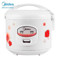 美的(Midea)YJ408J 电饭煲 4L/4升 机械煲简单易控底盘加热合金内胆圆形煲老人电饭锅