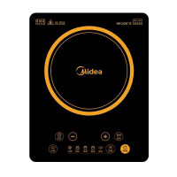美的(Midea)正品C22-HT2218HM超大火力2200W 智能电磁炉灶商用家用电池炉(带双锅)