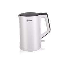 美的(Midea)电热水壶 MK-SH15Colour102家用无缝内胆 304不锈钢 双层防烫 1.5L小容量烧水壶