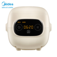 美的(Midea)电饭煲MB-FB12X1-306E家用1.2升迷你2-3人电饭锅煮饭锅焖香米饭蒸煮聚能黑晶不粘内胆