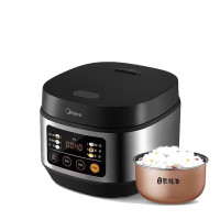美的(Midea)电饭煲电饭锅小型3升2-3人前置大屏面板24小时预约多功能家用智能电饭煲MB-FB30Q1-406K