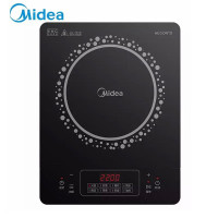 美的(Midea)电磁炉 C22-RT22E01 家用2200W大功率 火锅炉汉森面板 智能定时 旋风防堵风机(单机)