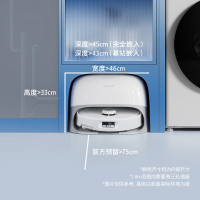 (送耗材)[上下水版]石头(roborock)P20 Pro自动换水 扫地机器人扫拖洗烘一体机自动集尘热水洗拖布烘干补水