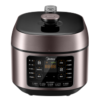 美的电压力锅 5L 一体化 创新少盐提鲜 高压快煮 精钢厚釜 24h预约 大火收汁 MY-C540G