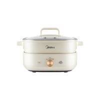 美的(Midea) 电火锅鸳鸯锅多功能用途锅电炒锅电煎锅电煮锅家用一锅多用 速沸火锅专用锅6L大容量 HGS30300