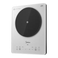 美的(Midea)电磁炉MC-E22B20火锅炉大功率家用猛火爆炒耐用面板多功能智能定时九档火力3D悬浮大火电磁灶