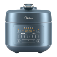 美的(Midea)0涂层焱火速香电压力锅8分钟一道菜5L高压锅电锅压力锅家用智能预约双胆高压电饭煲