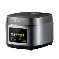 美的(Midea)电饭煲 家用电饭锅 智能预约多功能煲汤煮米饭杂粮粥5-8人大容量 前置大面板 4L MB-RE429