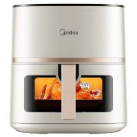 美的(Midea)空气炸锅不用翻面可视 大容量家用全自动烤箱多功能不粘易清洗触控 微蒸汽嫩烤免翻面炸烤一体kzc5089