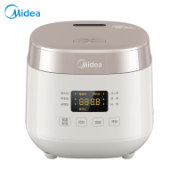 美的(Midea)电饭煲MB-RC201S电饭锅2升不锈钢0涂层不粘内胆家用多功能煮饭锅 线下