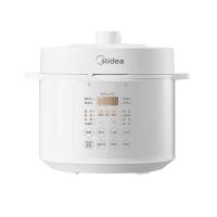美的电压力锅MY-E5622家用5L电饭煲高压锅4-6人304不锈钢内胆自动智能预约开盖火锅煲汤炖煮粥炖汤双胆压力锅