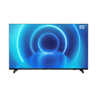 飞利浦电视 55PUF7065 55英寸 全面屏4K超高清智能网络液晶电视机 黑色